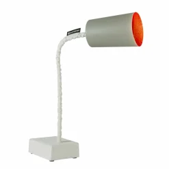 Lampada da tavolo In-es.artdesign Paint T2 stelo flessibile cemento