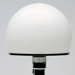 Lampada da Tavolo in Vetro con Paralume in Opalina Made in Italy - Dacca