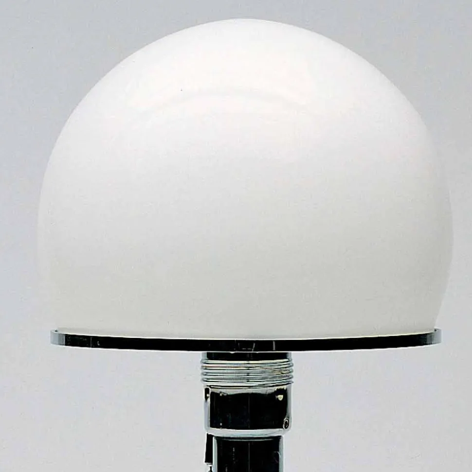 Lampada da Tavolo in Vetro con Paralume in Opalina Made in Italy - Dacca