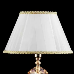Lampada da tavolo in vetro e cristallo Belle, made in Italy