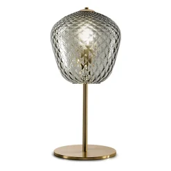 Lampada da Tavolo in Vetro Veneziano Soffiato Artigianale - Dalia Balloton