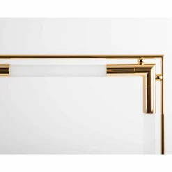 Lampada da Tavolo LED in Ottone con Base in Marmo Made in Italy - Quizza