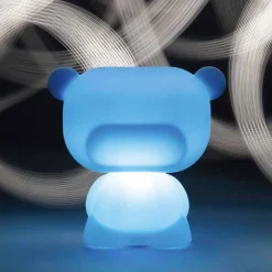 Lampada da tavolo luminosa a forma di orso Slide Pure, fatta in Italia