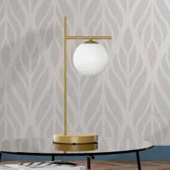 Lampada da Tavolo Moderna in Finitura Ottone e Vetro Made in Italy - Carima