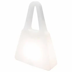 Lampada da Tavolo o da Terra Bianca di Design per Interni o Esterni - Borsastar
