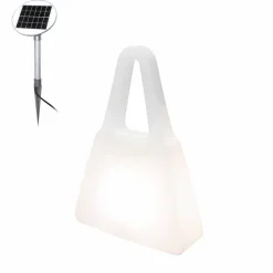 Lampada da Tavolo o da Terra Bianca di Design per Interni o Esterni - Borsastar