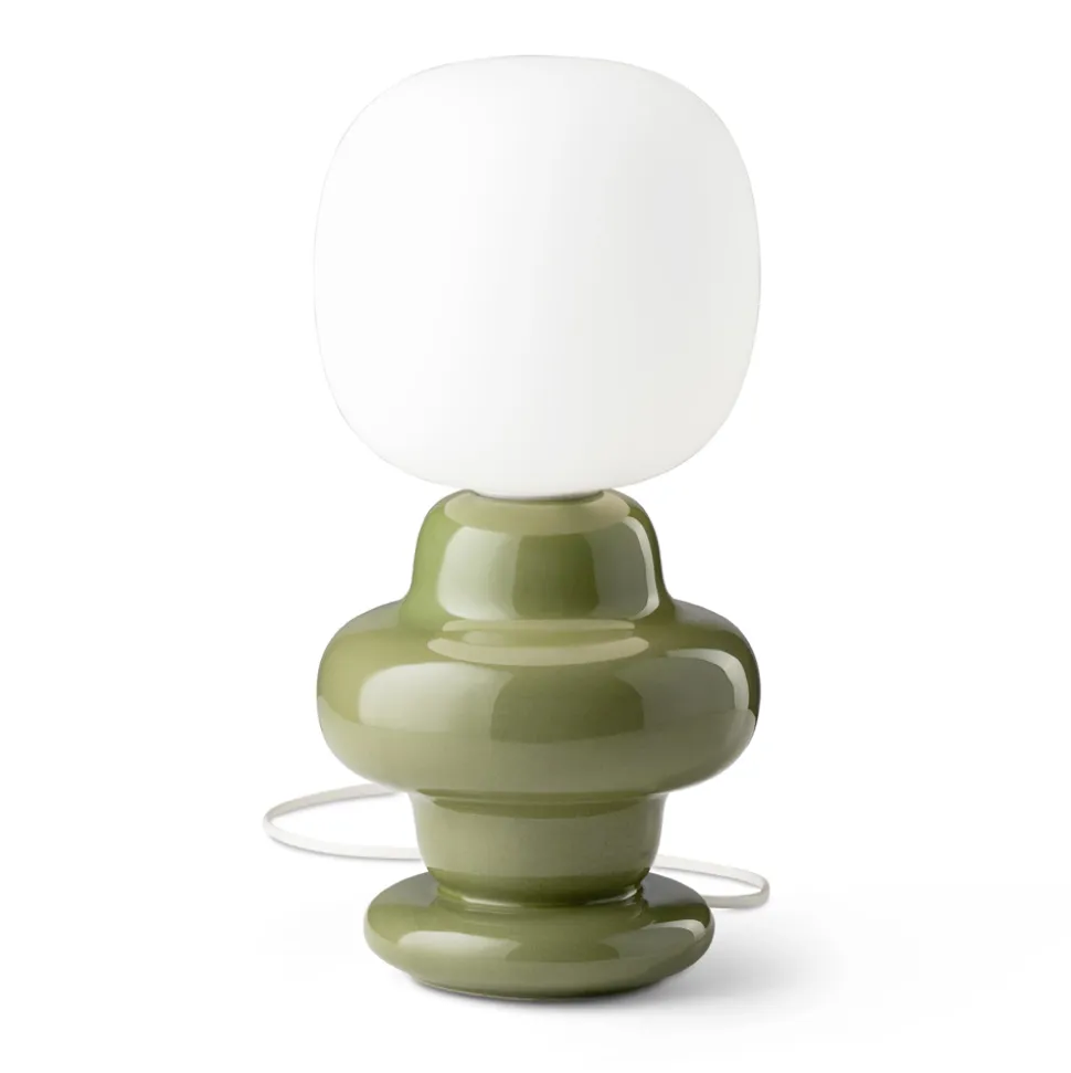 Lampada da Tavolo Realizzata in Ceramica e Vetro Made in Italy - Copacabana