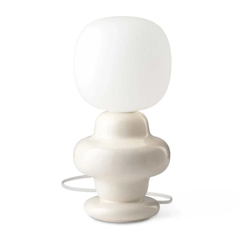 Lampada da Tavolo Realizzata in Ceramica e Vetro Made in Italy - Copacabana
