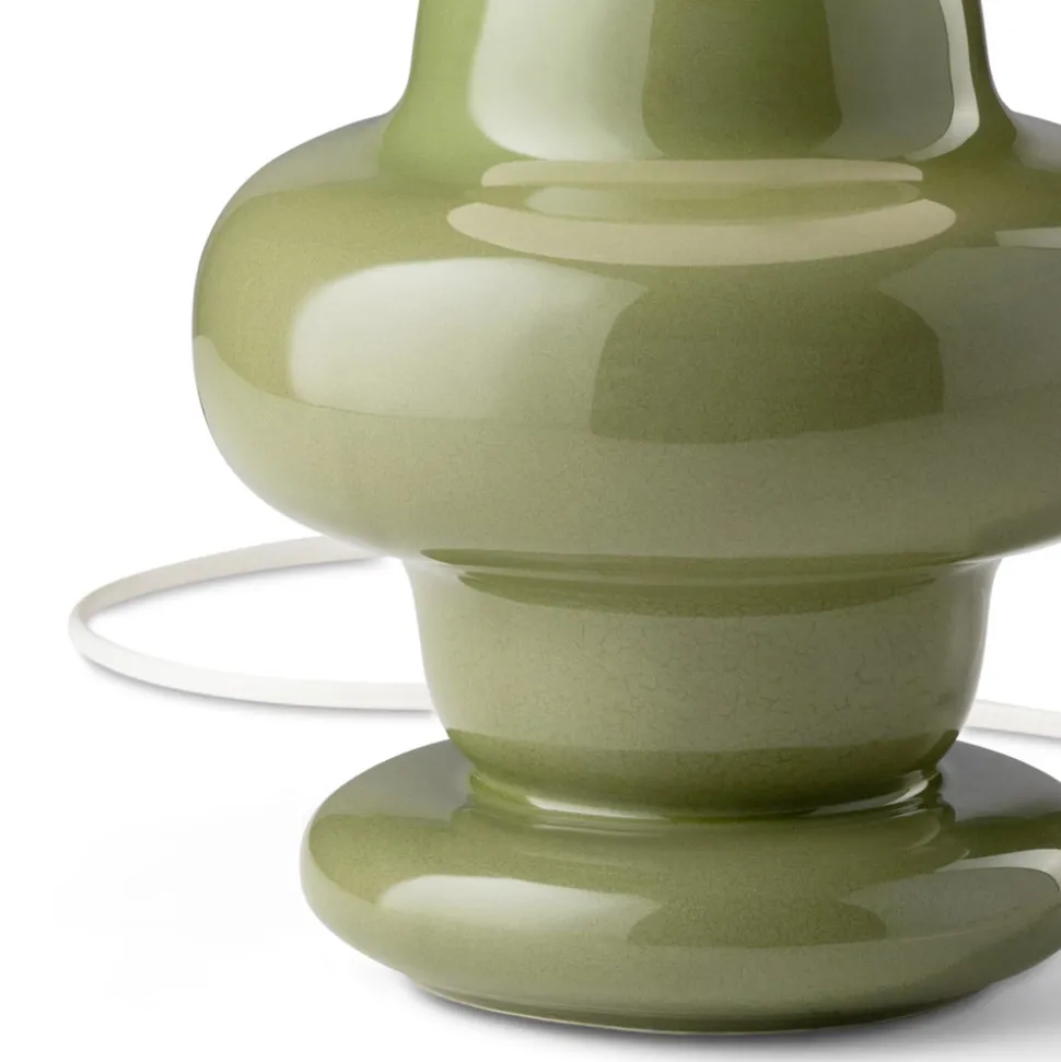 Lampada da Tavolo Realizzata in Ceramica e Vetro Made in Italy - Copacabana