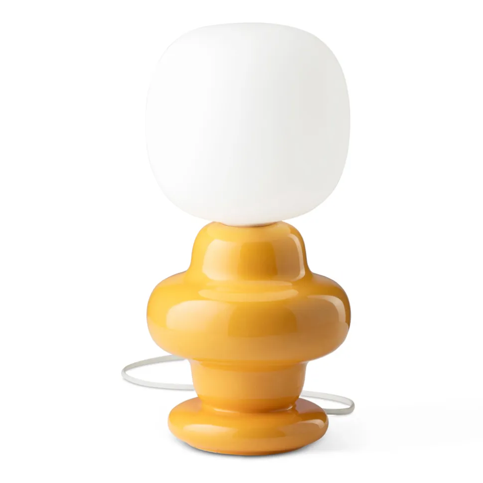 Lampada da Tavolo Realizzata in Ceramica e Vetro Made in Italy - Copacabana