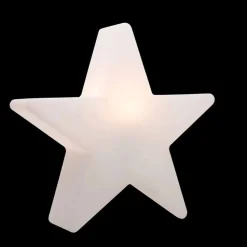 Lampada da Tavolo Solare o a LED, di Design a Stella in Polietilene - Ringostar