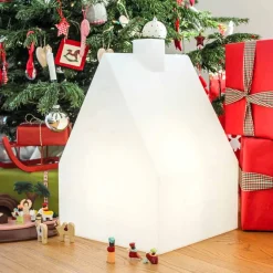 Lampada da Terra a Casetta da Interno o Esterno a Led, Solare o E27 - Casastar