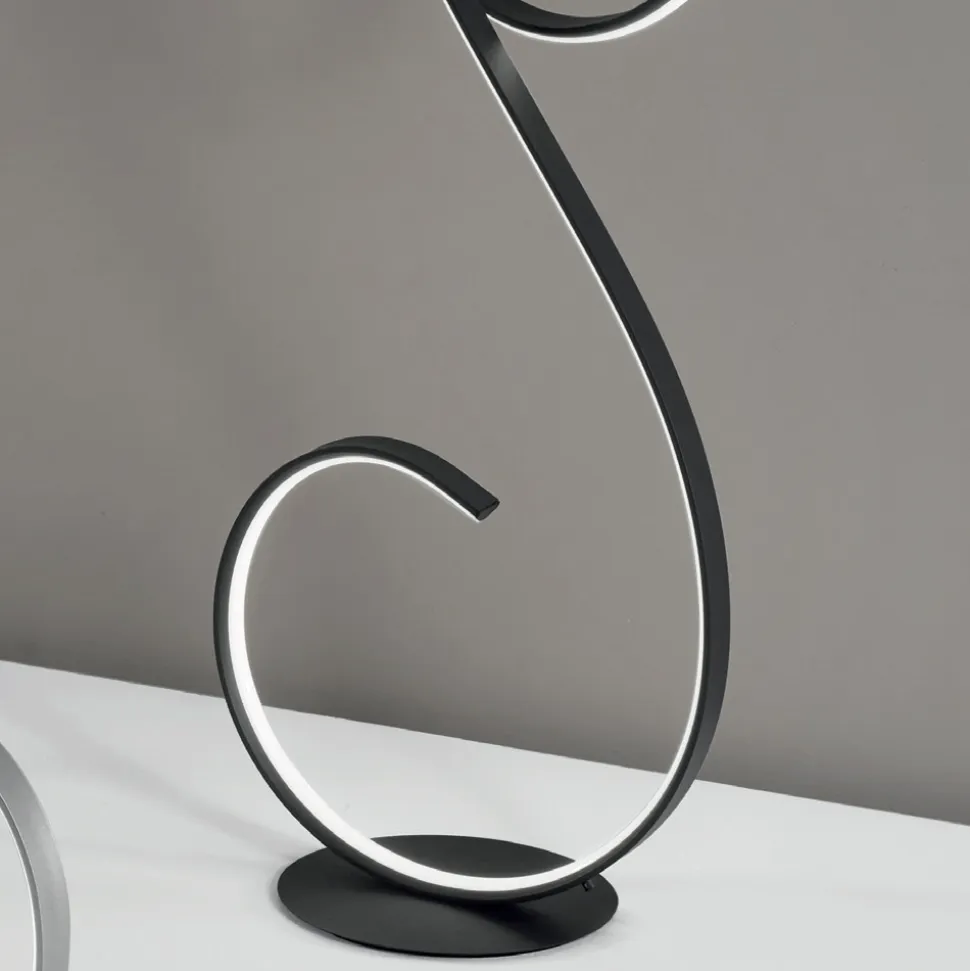 Lampada da Terra a LED con Struttura in Metallo Verniciato Design- Clack