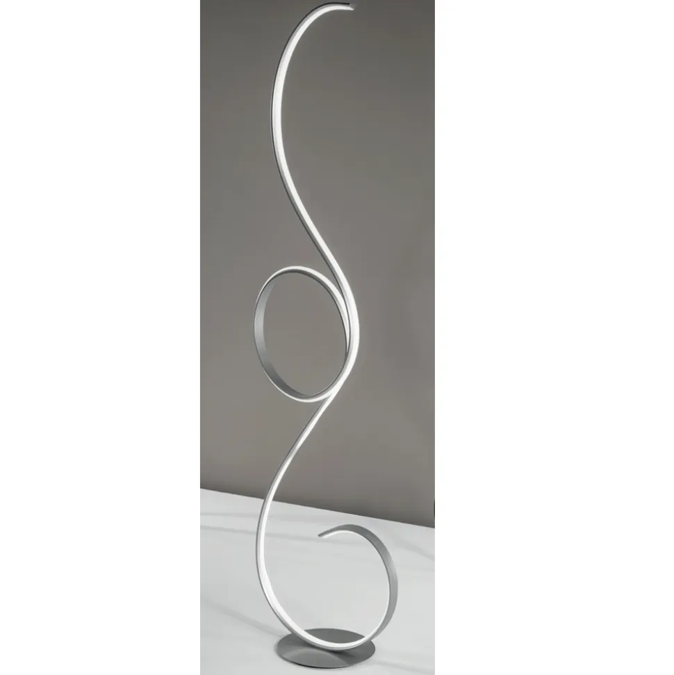 Lampada da Terra a LED con Struttura in Metallo Verniciato Design- Clack