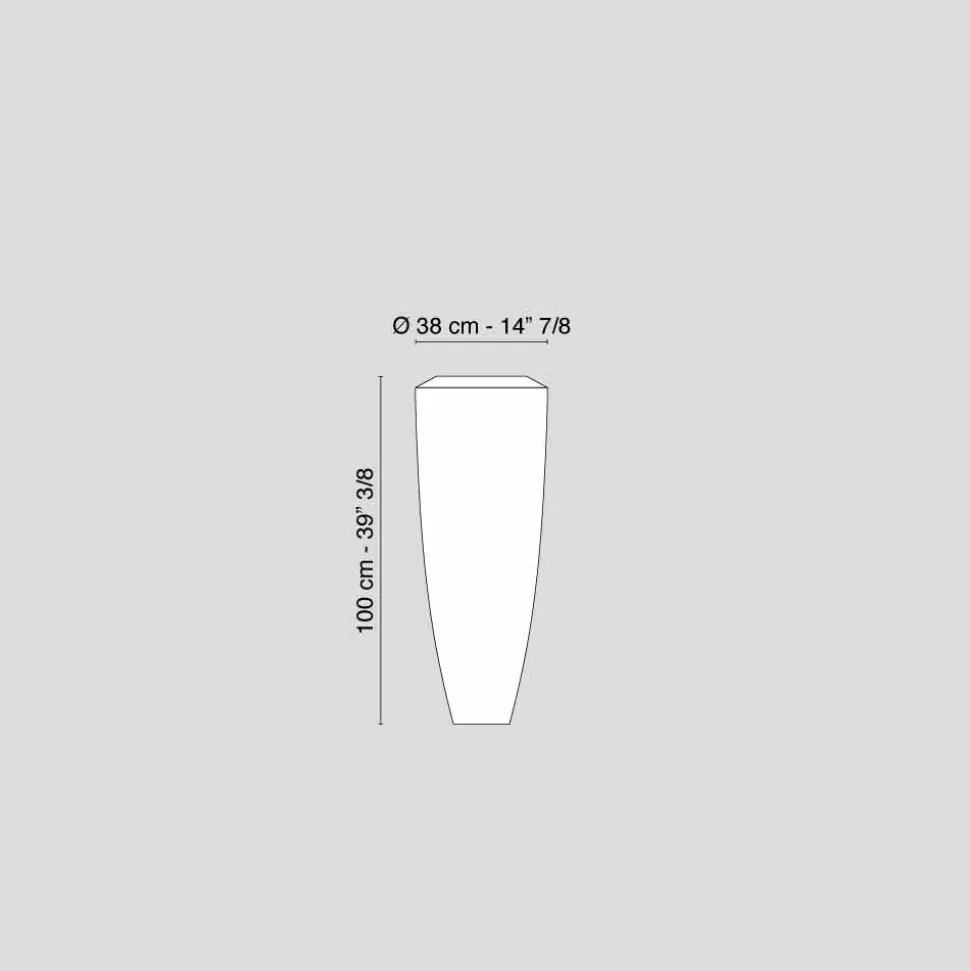 Lampada da terra a Led di design in Ldpe per esterni Obice Small