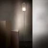 Lampada da Terra Artigianale in Vetro Veneziano Soffiato a Mano - Bambù
