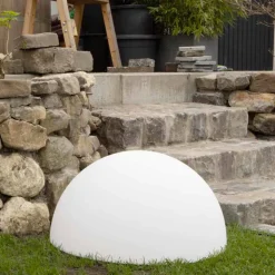 Lampada da Terra a Semisfera Attacco a Scelta 2 Misure Design Moderno - Semistar