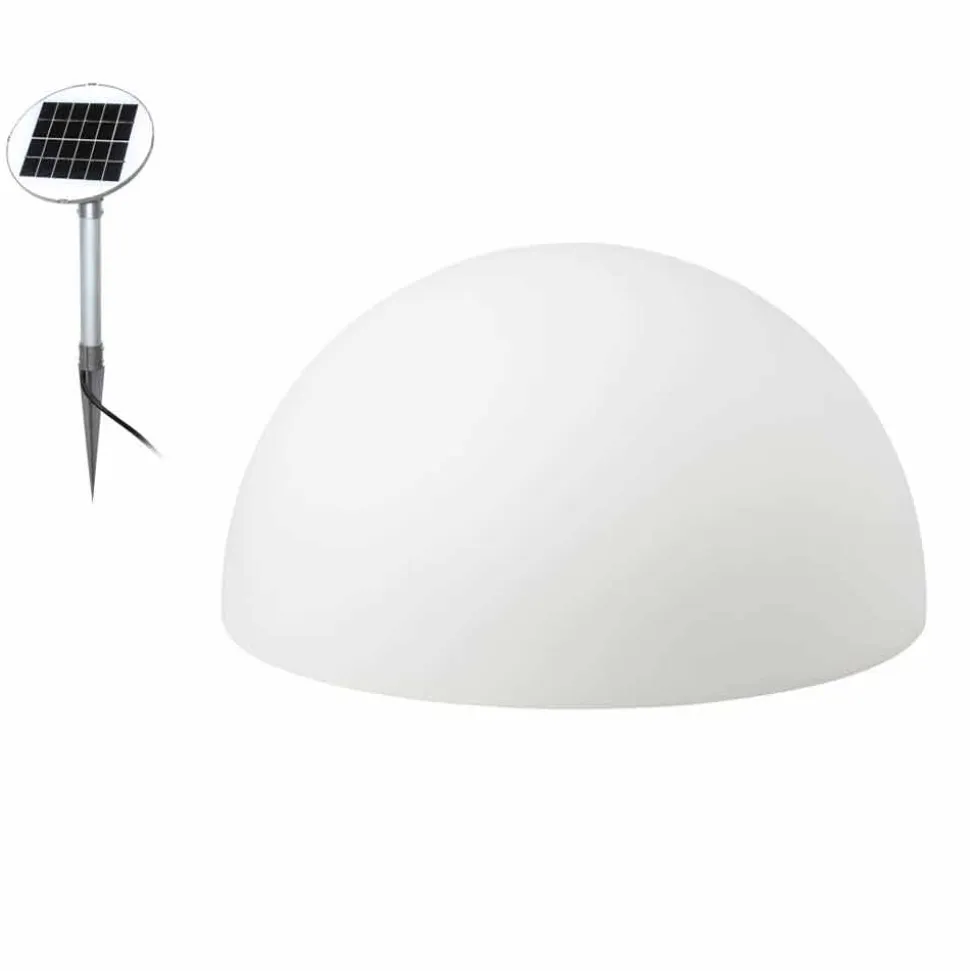 Lampada da Terra a Semisfera Attacco a Scelta 2 Misure Design Moderno - Semistar