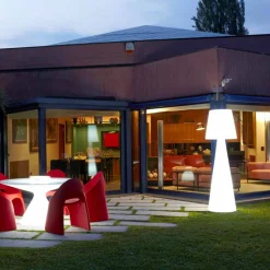 Lampada da terra bianca di design Slide Pivot, fatta Italia