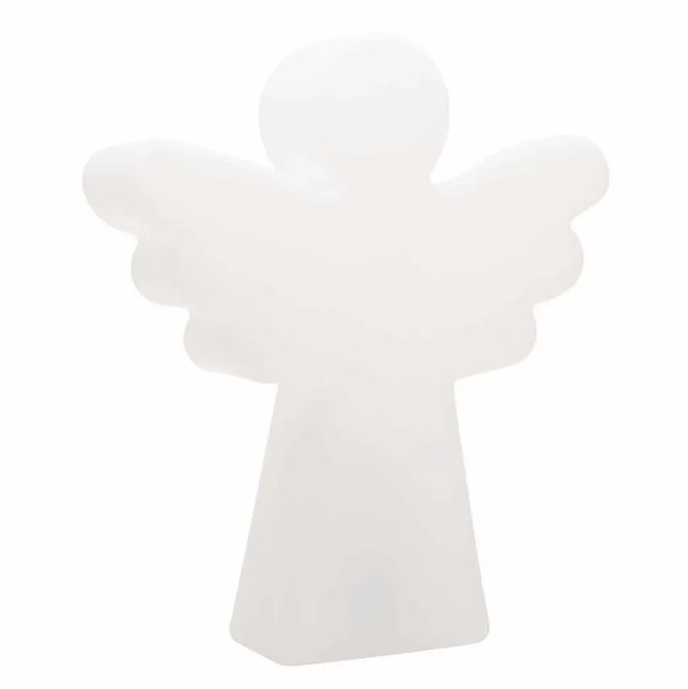 Lampada da Terra Bianca E27, Led o Solare Design ad Angelo Moderno - Angelostar