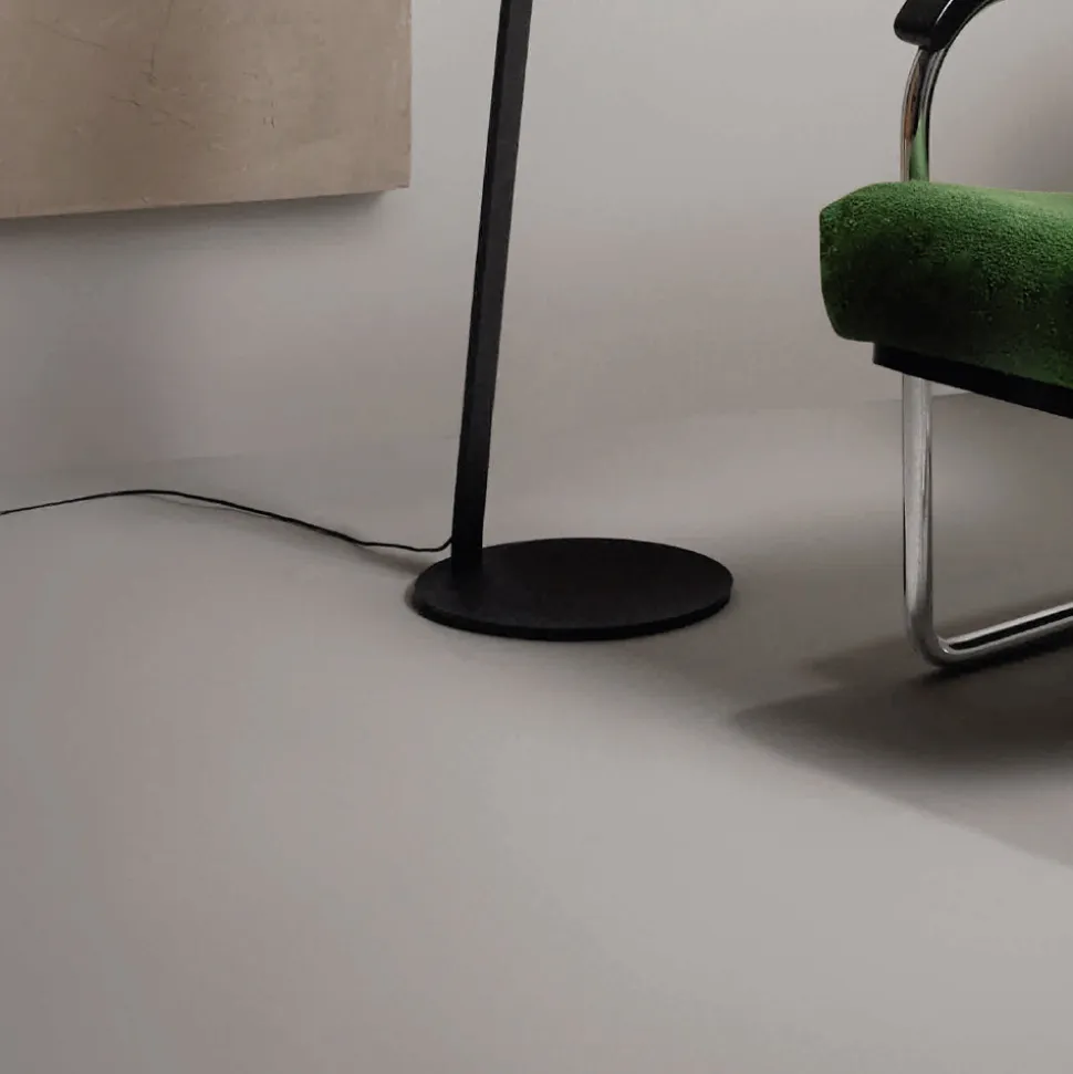 Lampada da Terra con Faretto Orientabile e Seconda Luce sul Dorso - Canfora