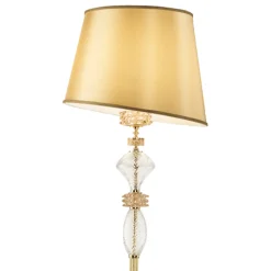 Lampada da Terra con Paralume in Vetro Artigianale Made in Italy - Saline