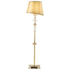 Lampada da Terra con Paralume in Vetro Artigianale Made in Italy - Saline