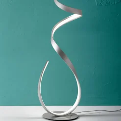 Lampada da Terra con Struttura in Metallo Verniciato con Luce LED - Lumino