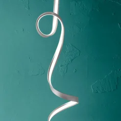 Lampada da Terra con Struttura in Metallo Verniciato con Luce LED - Lumino