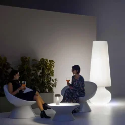 Lampada da Terra da Esterno con Struttura in Polietilene Made in Italy - Desmond