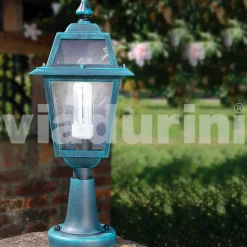 Lampada da terra da esterno in alluminio fatta in Italia, Kristel
