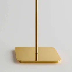 Lampada da Terra Design con Struttura in Metallo Lucido Made in Italy - Donatina