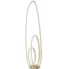 Lampada da Terra Design in Metallo Verniciato Finitura Oro con LED - Simea