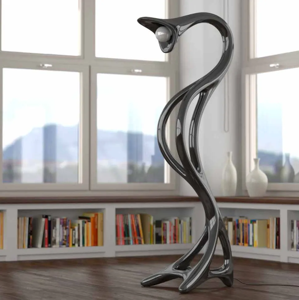 Lampada da terra design moderno Drago made in Italy