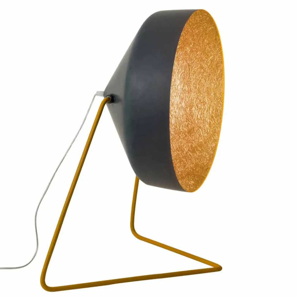 Lampada da terra di design In-es.artdesign Cyrcus F Lavagna in resina