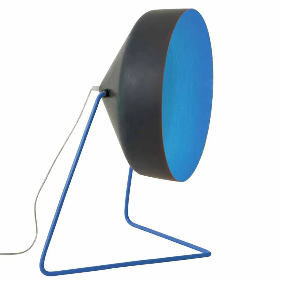 Lampada da terra di design In-es.artdesign Cyrcus F Lavagna in resina