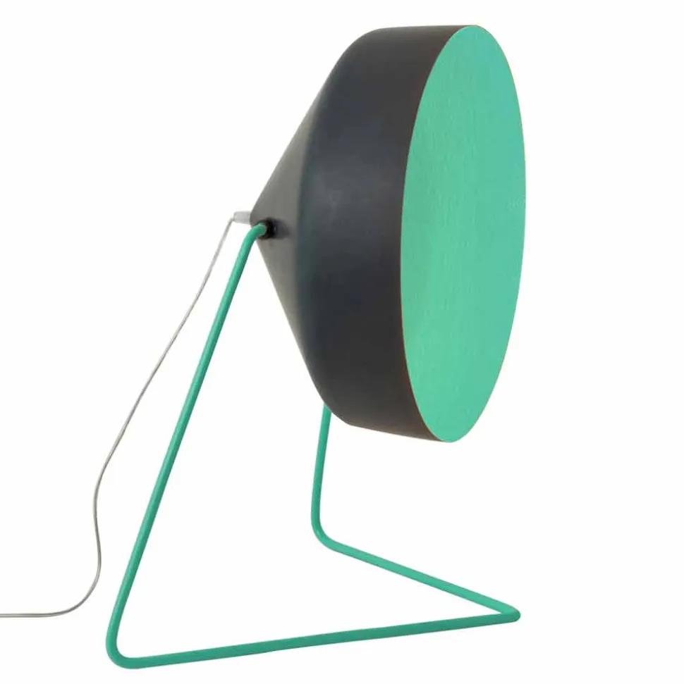 Lampada da terra di design In-es.artdesign Cyrcus F Lavagna in resina