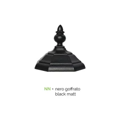Lampada da Terra Esterno Stile Vintage in Alluminio Made in Italy - Leona