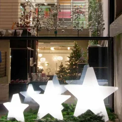 Lampada da Terra Forma a Stella Bianco o Rosso, Design Moderno - Ringostar