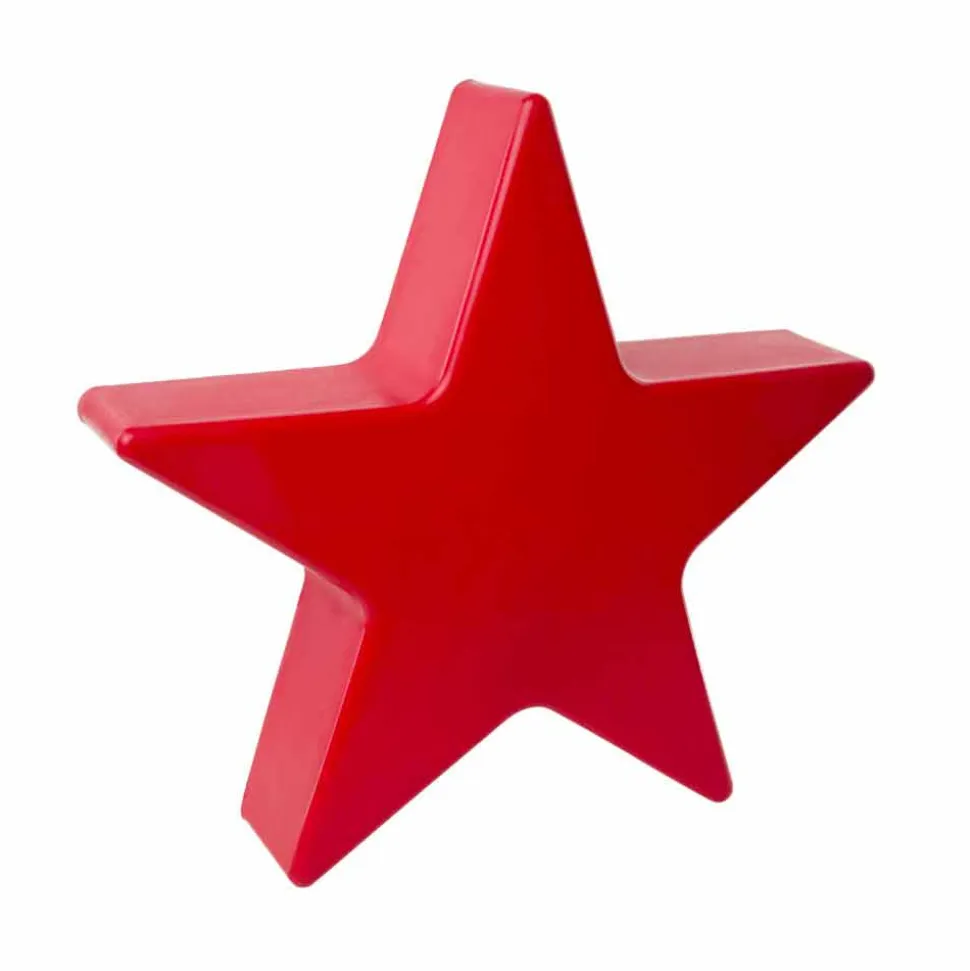 Lampada da Terra Forma a Stella Bianco o Rosso, Design Moderno - Ringostar