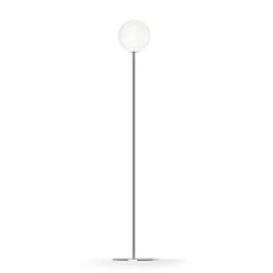 Lampada da Terra in Vetro Incamiciato Lucido o Satinato Made in Italy - Althea