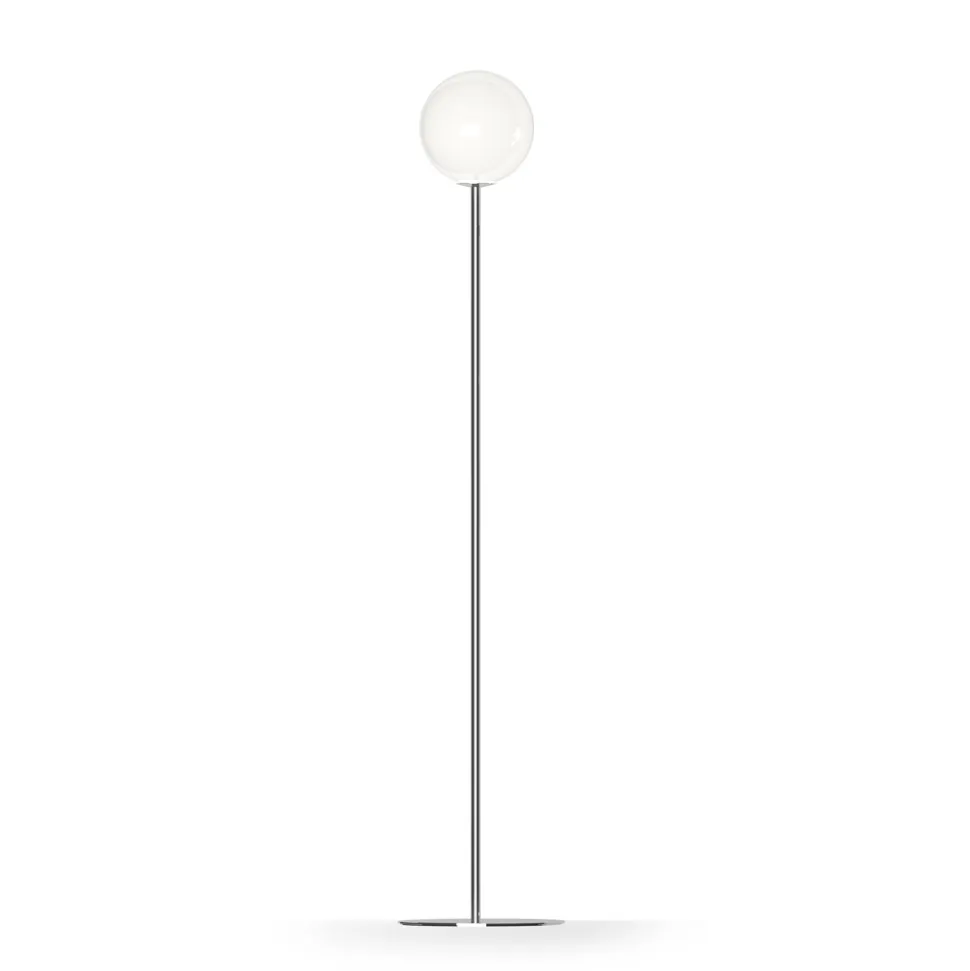 Lampada da Terra in Vetro Incamiciato Lucido o Satinato Made in Italy - Althea