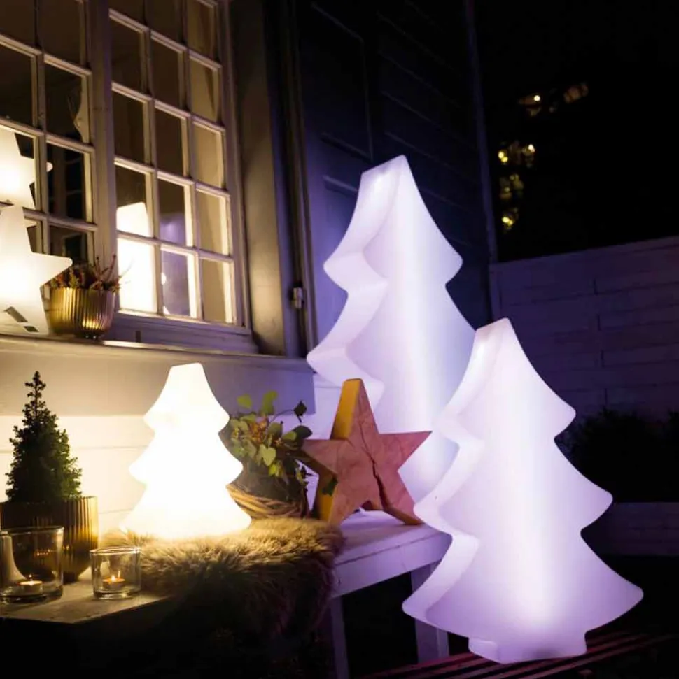 Lampada da Terra Led, Solare o E27 di Design a Tema Natalizio - Alberostar