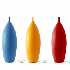 Lampada da terra moderna in nebulite In-es.artdesign Tank 2 H92cm