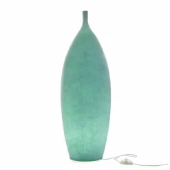 Lampada da terra moderna in nebulite In-es.artdesign Tank 2 H92cm