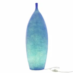 Lampada da terra moderna in nebulite In-es.artdesign Tank 2 H92cm