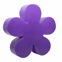 Lampada da Terra o Tavolo a Forma di Fiore Colorato, Attacco Solare - Fiorestar