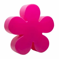 Lampada da Terra o Tavolo a Forma di Fiore Colorato, Attacco Solare - Fiorestar