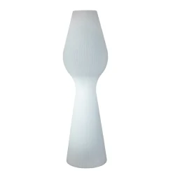 Lampada da Terra per Esterni in Polietilene con Luce Led Made in Italy - Reyes