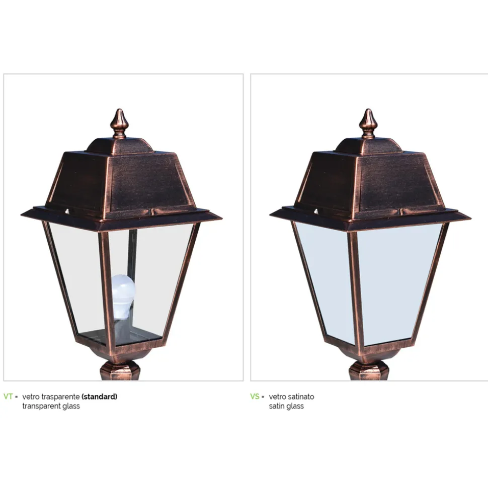 Lampada da Terra per Esterno in Alluminio Vintage Made in Italy - Doroty